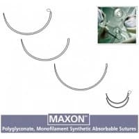 Covidien #GMM341L, SUTURE, MAXON, GRN, 60/GS-26 LOOP, 12/BX Image