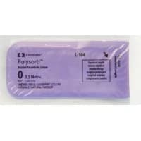 Covidien #L104, Suture Polysorb Ud Std Lgth 0 60" 36/BX Image