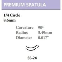 Covidien #L1742K, Suture Polysorb Violet SS-24 6-0 12" 12/BX Image