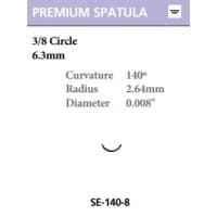 Covidien #L2750K, SUTURE, POLYSORB, 8-0, 12, VL, SE-140-8, 12/BX Image