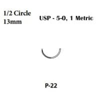 Covidien #SL1614G, Suture Polysorb Undyed P-22 5-0 18" 12/BX Image