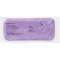 Covidien #SL1644G, Suture Polysorb Undyed P-21 5-0 18" 12/BX Image