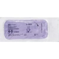 Covidien #SL1645G, Suture Polysorb Undyed P-21 4-0 18" 12/BX Image