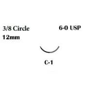 Covidien #SL171, SUTURE, POLYSORB, 6/0, UNDYED, 18", C-1(45CM), 36/BX Image