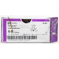Covidien #SL5627, Suture Polysorb Undyed P-12 4-0 18" 36/BX Image