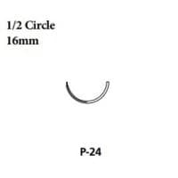 Covidien #SL5632G, Suture Polysorb Undyed P-24 5-0 18" 12/BX Image