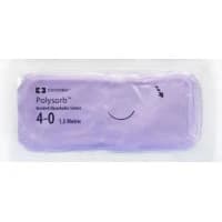 Covidien #SL635G, Suture Polysorb Violet C-13 4-0 30" 12/BX Image