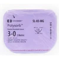 Covidien #SL85MG, SUTURE, POLYSORB 3/0 18" UNDYED C-23 DT, 12/BX Image
