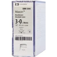 Covidien #SMM5044, Suture Maxon Mono Clr P12 3-0 18" 36/BX Image