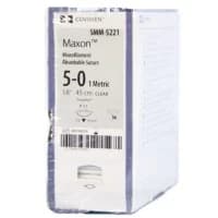 Covidien #SMM5221, Suture Maxon Mono Clr P11 5-0 18" 36/BX Image