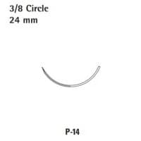 Covidien #SMM5241, Suture Maxon Mono Clr P14 3-0 18" 36/BX Image