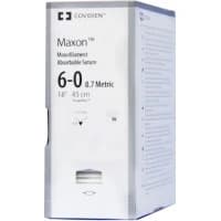 Covidien #SMM5516, Suture Maxon Mono Clr P13 6-0 18" 36/BX Image