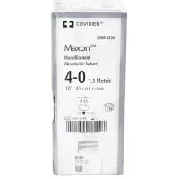 Covidien #SMM5536, Suture Maxon Mono Clr P13 4-0 18" 36/BX Image
