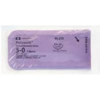 Covidien #UL213, Suture Polysorb Undyed CV-23 5-0 30" 36/BX Image