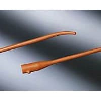 C.R. Bard #010118, Red Rubber Intermittent Catheters, 18FR, 12/CS Image