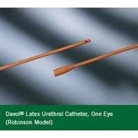 C.R. Bard #056110, Bardex Urethral Catheter, Latex, Robinson Model, 10FR, Length 16", 12/CS Image