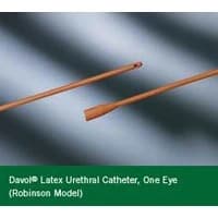 C.R. Bard #056118, Bardex Urethral Catheters, Latex, Robinson Model, 18Fr, 12/CS Image