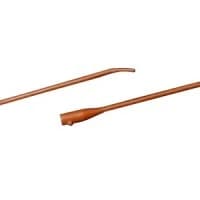 C.R. Bard #120614, Red Rubber Intermittent Catheter, 14FR, 12/CS Image