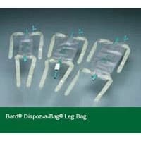 C.R. Bard #150732, Leg Bag W/Strap/Valve 32oz Ea, 50 EA/CS Image