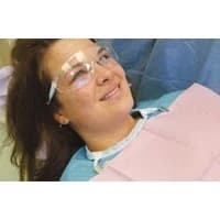 Crosstex International #NP4WH, BIB DENTAL KNEE LGTH WHT 1/EA Image