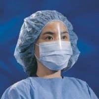 Deroyal #23-410, MASK, PROCEDURE, SHIELD, EAR LOOP, 100/CS Image