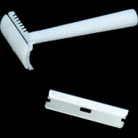 Deroyal #32-488, Blade, Razor, Single Edge, Sterile: Precise and Sterile Solution for Surgical Preparations, 50 EA/CS Image