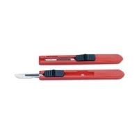 Deroyal #D4510, SCALPEL, SAFETY, SILVER SLIDER, STERILE, #10, EACH Image