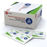 Dynarex #1113, ALCOHOL PREP PAD MEDIUM STERILE 10/200/CA Image