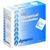 Dynarex #1302, OBSTETRICAL TOWELETTES 10/100/CA Image