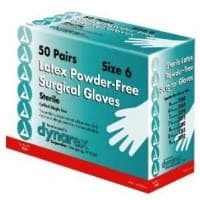 Dynarex #2380, Glove Surgical PF Latex Size 8 Sterile 200/Ca Image