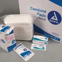 Dynarex #3502, Pad Combine Abdominal Sterile 8x7-1/2" 240/Ca Image