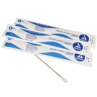 Dynarex #4303, COTTON TIP APPLICATOR 3IN STER 10/100/2'S2M/CA Image