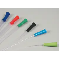 Dynarex #4995, Intermittent Catheter, Sterile, (Female) - 16Fr, Orange, 50/CS Image