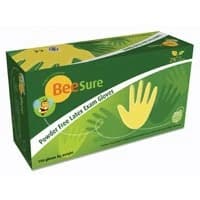 EcoBee #2815, Glove PF Latex X-Small BeeSure 100/Bx, 10 BX/CA Image