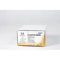 Ethicon #PXX77, SUTURE, ETHIBOND-EXCEL, G / W, 2/0, 10-30", V-7, 12/BX Image