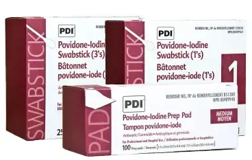 PDI Povidone-lodine Prep Pads and Swabsticks Image