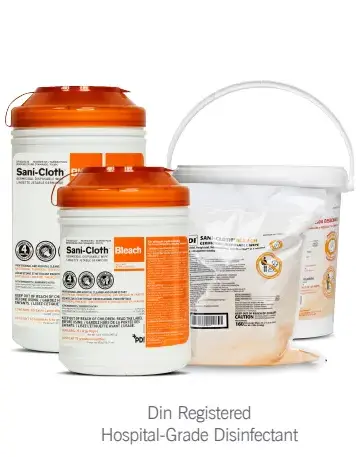 PDI Sani-Cloth Bleach Germicidal Disposable Cloth Image