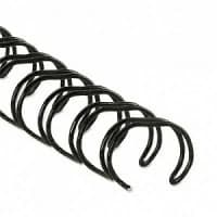 Fellowes #52539, COMB, 1/4 INCH WIRE, BK, 25/PK Image