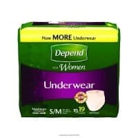 Halyard Health #38530, UNDERWEAR, DEPEND, SMALL / MEDIUM, FEMALE, 76/CS Image