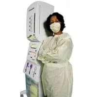 Halyard Health #47119, MASK, PROCEDURE, VISOR, YELLOW, 500 EA/CS Image