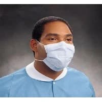 Halyard Health #49700, MASK, PROCEDURE, PLEATED, BLUE, EAR LOOP, 500/CS Image