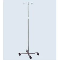 Hassoc Medical #1300-2, Economy Chrome Plated Steel IV Pole 2-Hook System, Each Image