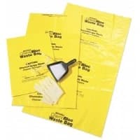 Kendall #DP5043B, BAG, WASTE, CHEMO, YELLOW, 30 GAL, 100 EA/CS Image