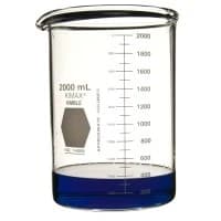 Kimble Chase #CSX140052000, BEAKER, HEAVY, LOW, SCALE, 2000ML, 8/CS Image