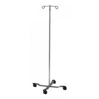 Lakeside Mfg Co #4800, IV Stand Chrome 4-Leg 2-Hook Ea Image