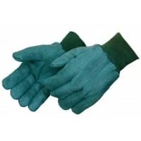 Liberty Glove #4206, GLOVE, GREEN CHORE W/KNIT WRIST, 120 PR/CS Image