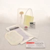 LSL Healthcare #2916CP, STERILE DRESSING CHANGE TRAY - Gloves, Mask, Gauze, Chloraprep, Skin Protectant, Tegaderm, Tape, Label, Tray, 20 Per/Cs Image