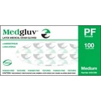Medgluv #MG100M, GLOVE, EXAM, LATEX, TEXTURED, NS, PF, MD, 1000 EA/CS Image