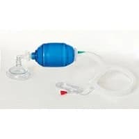 Medline #CPRM1126, RESUSCITATOR, MANUAL, ADLT, MASK, TUBE RES, 6/CS Image