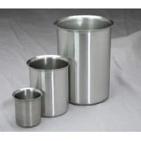Medline #DYND05250BZ, BEAKER, GRIFFIN, SS, 2 5/8 X 3 1/4 250, EACH Image